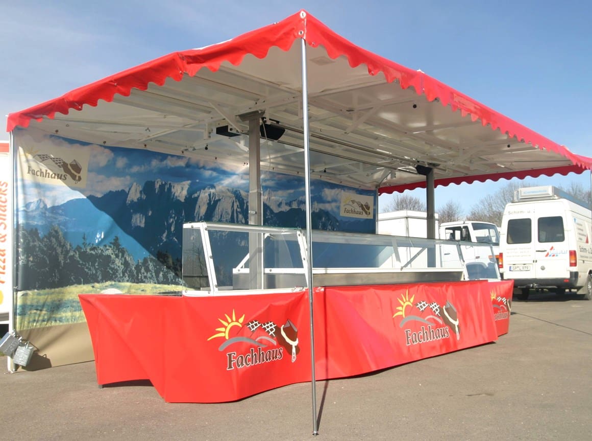 Digitaldruck Tischumhang